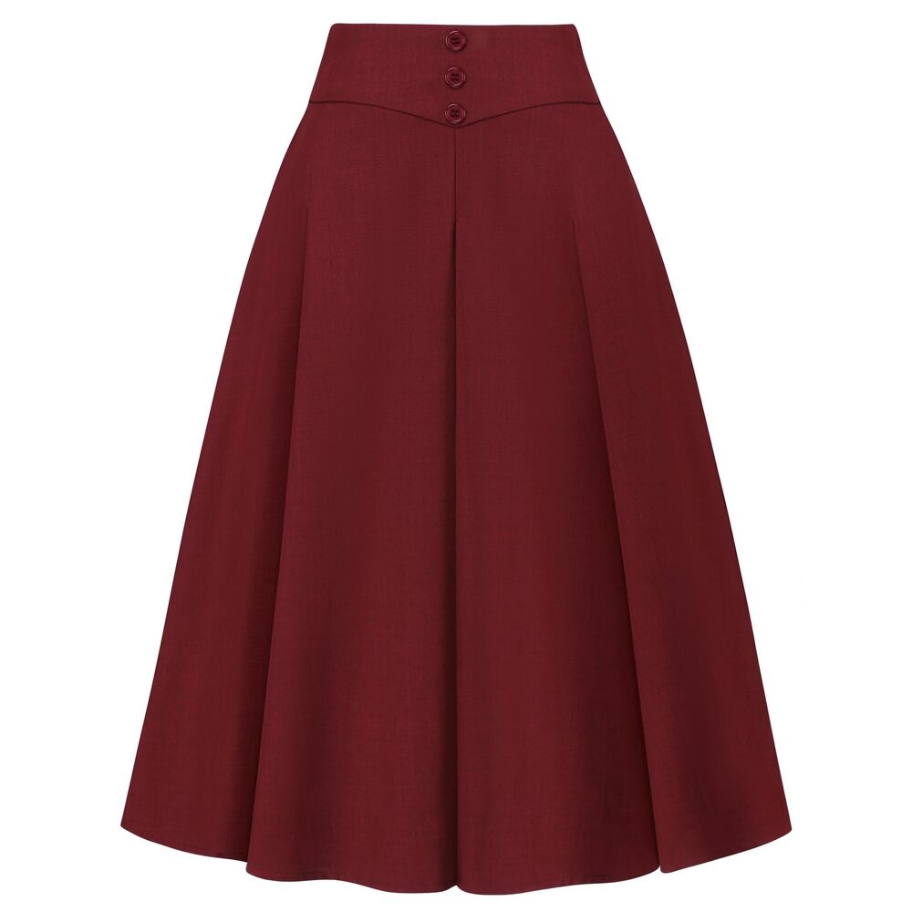 1300 A Line Skirts Plus Size Midi Skirts for Work High Waisted Skirt Fall